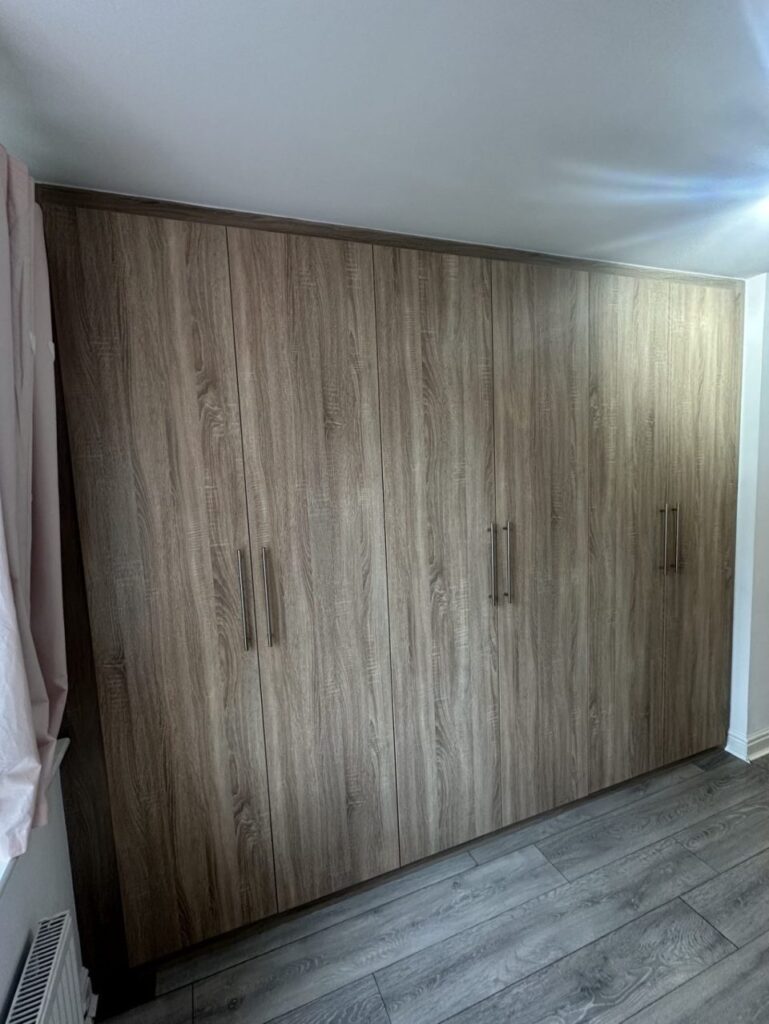 Bespoke fitted hinged wardrobe in Kent