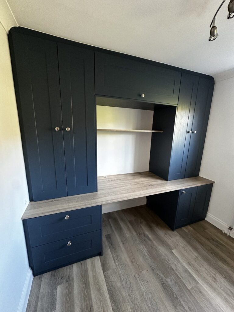 Bespoke fitted home office unit