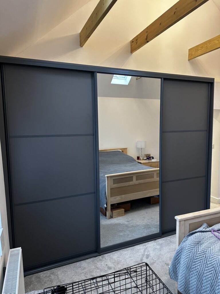 Bespoke fitted sliding wardrobe in Kent