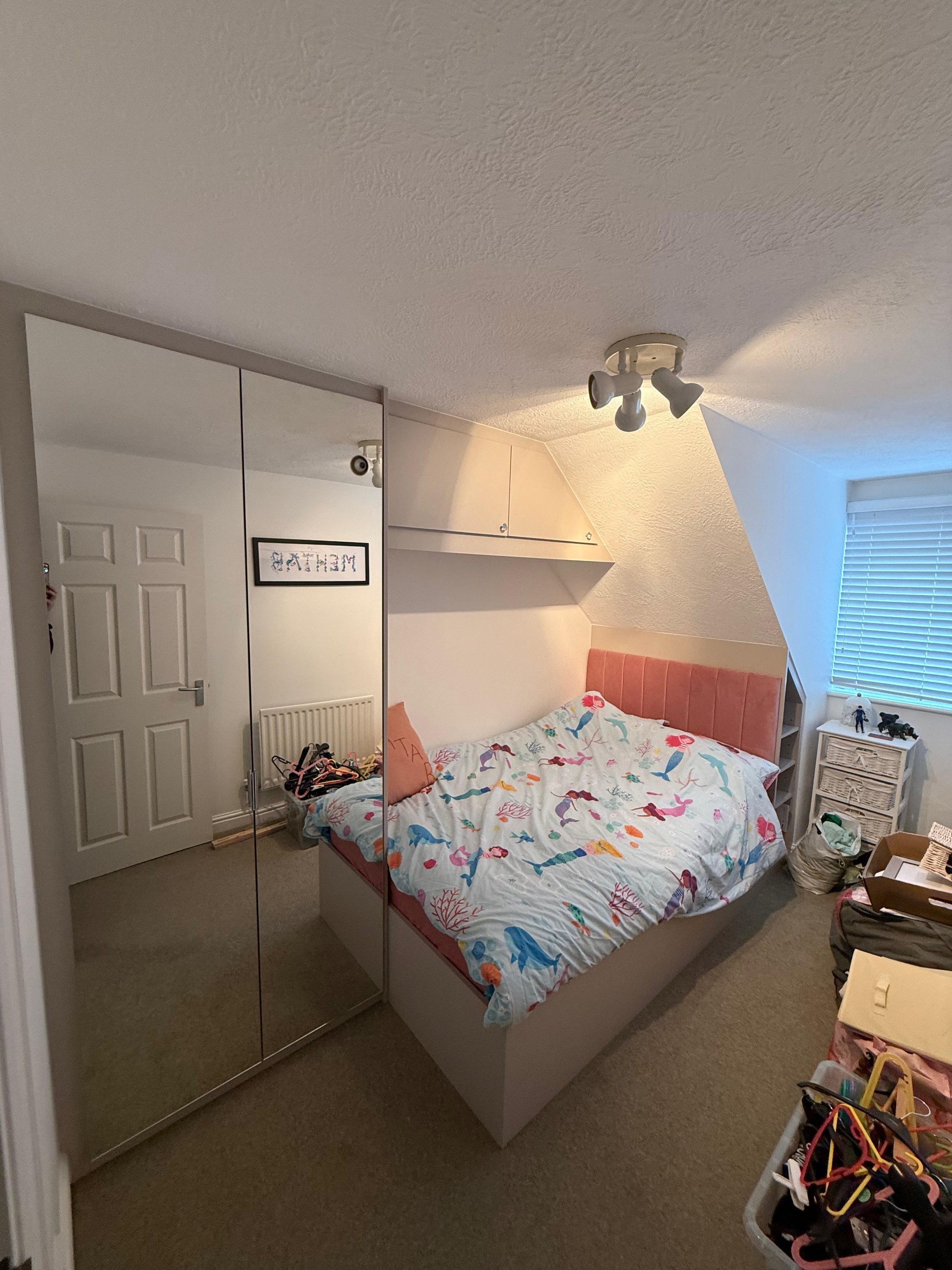 Bespoke fitted hinged wardrobe in Kent