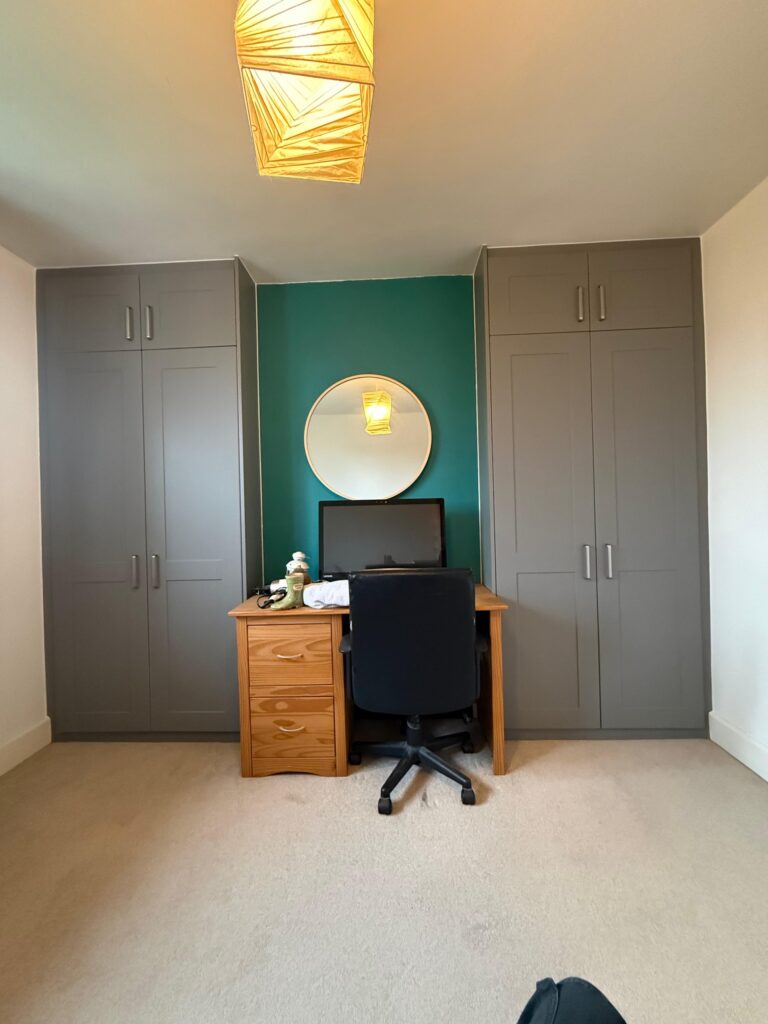 Bespoke fitted hinged wardrobe in Kent