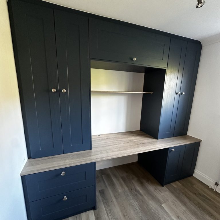 Bespoke fitted home office in Chatham, Kent